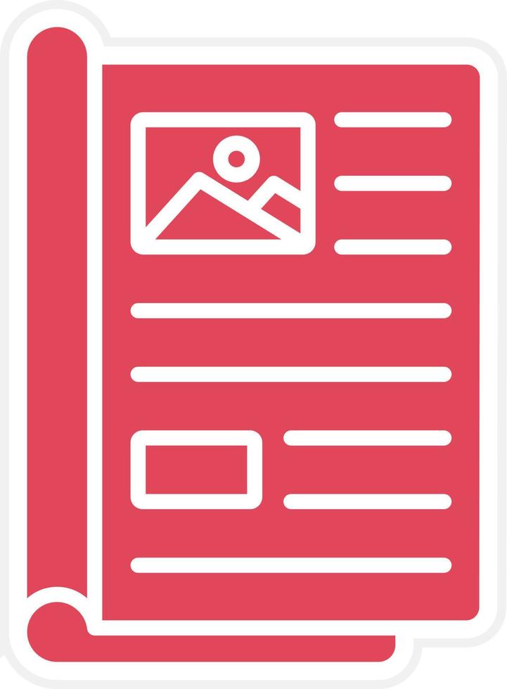 Magazines Icon Style vector
