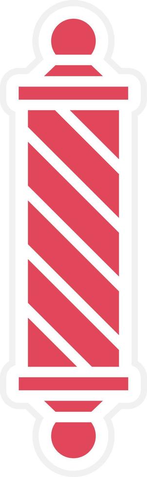Barber Pole Icon Style vector