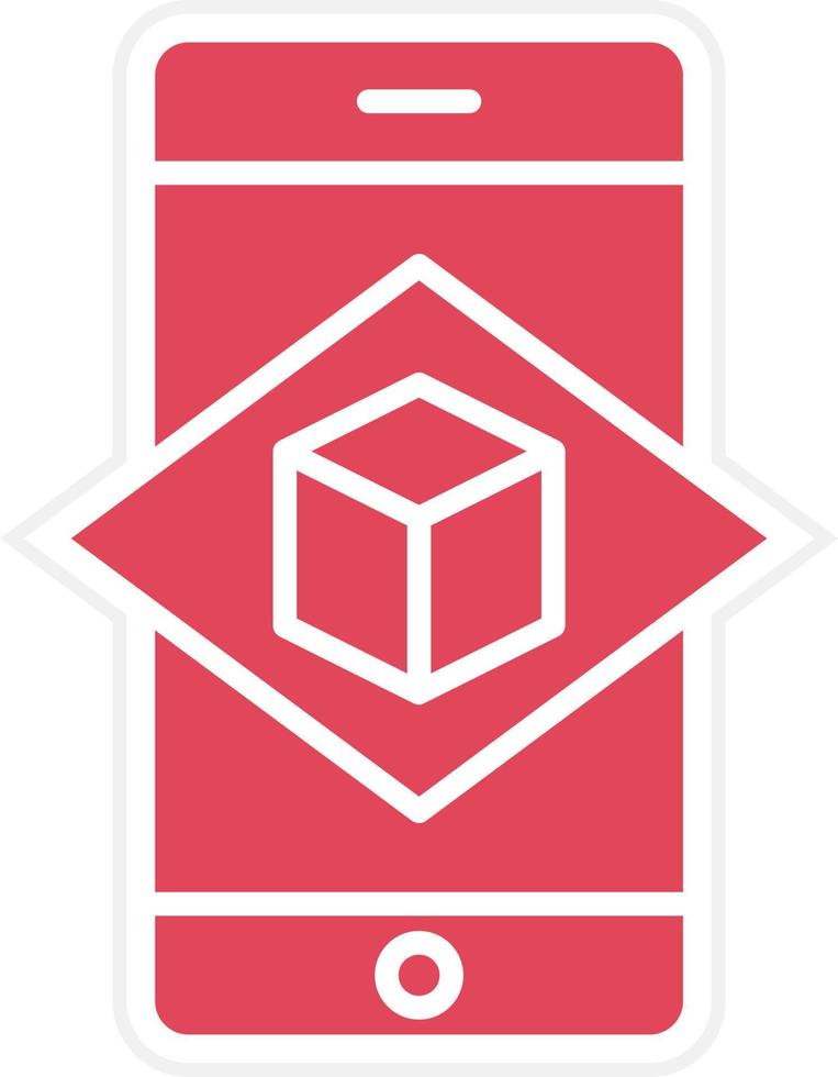 Augmented Reality Icon Style vector