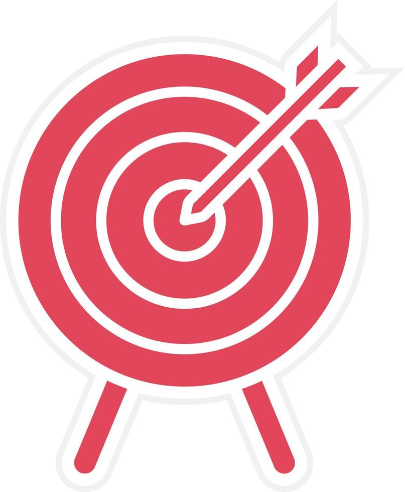 Dartboard Icon Style vector