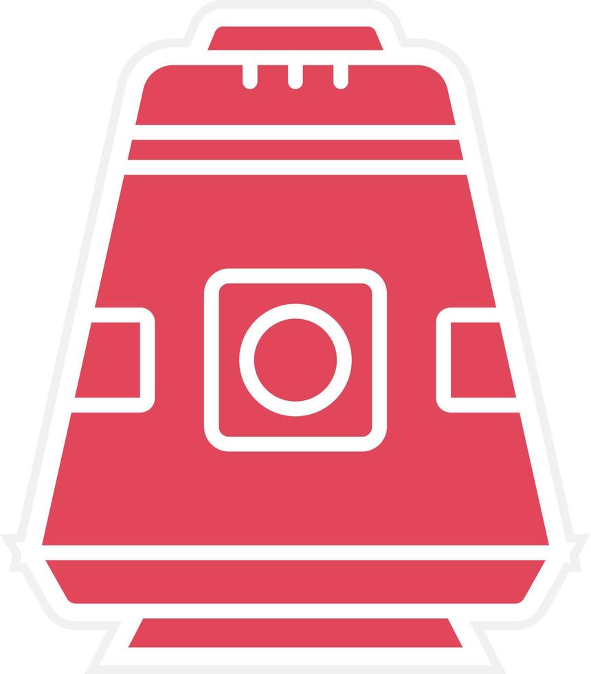 Space Capsule Icon Style vector