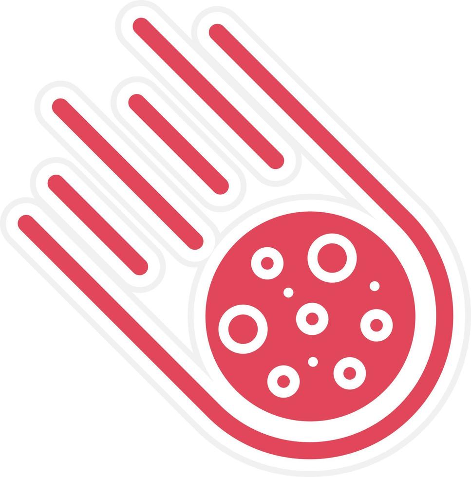 Asteroid Icon Style vector