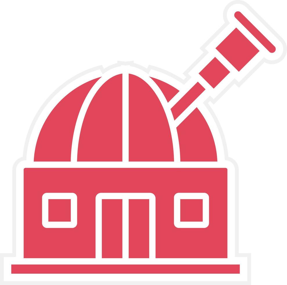 Observatory Icon Style vector