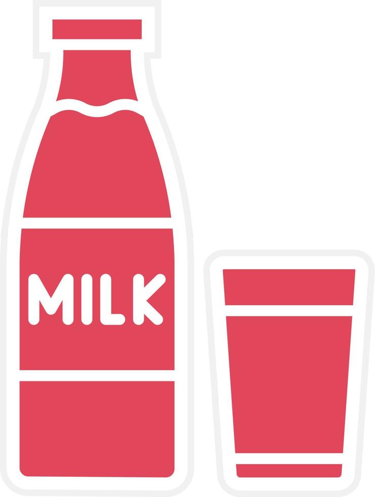 Milk Icon Style vector
