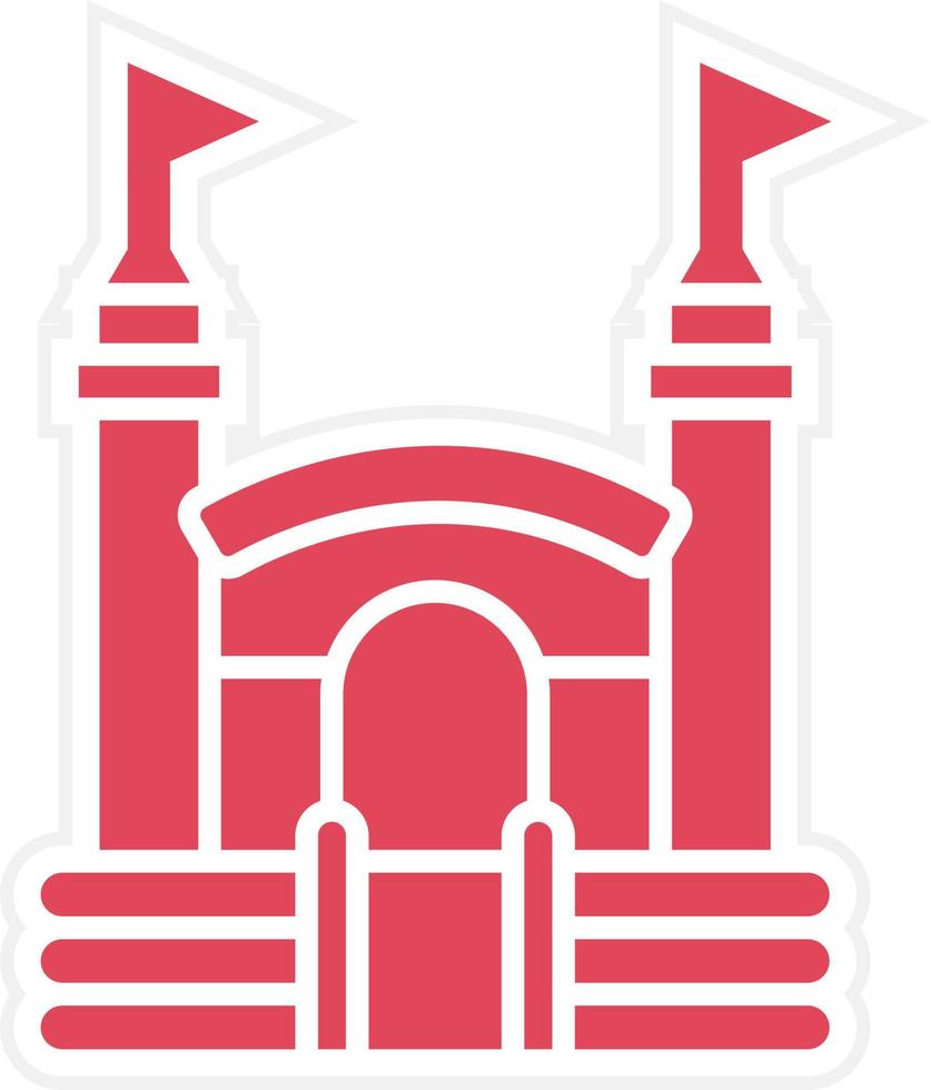 Bouncy Castle Icon Style vector