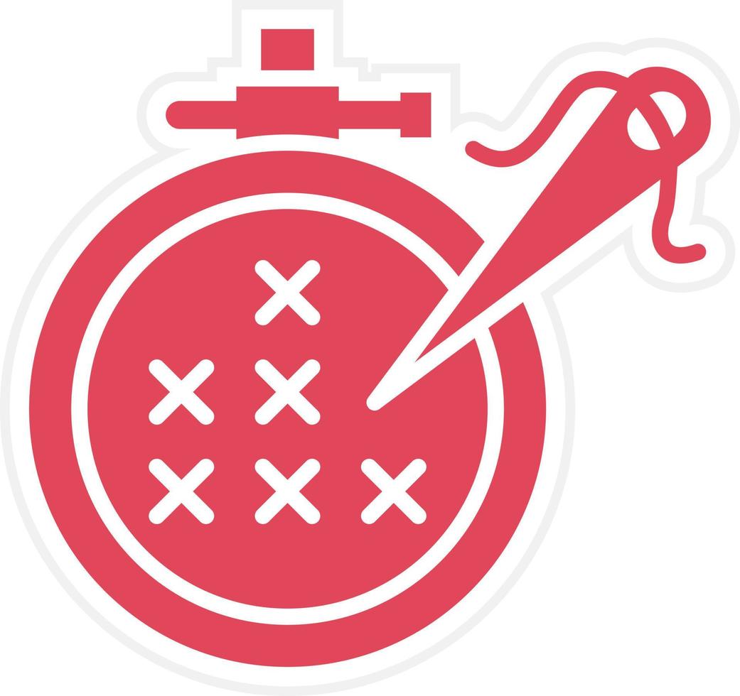Needlework Icon Style vector