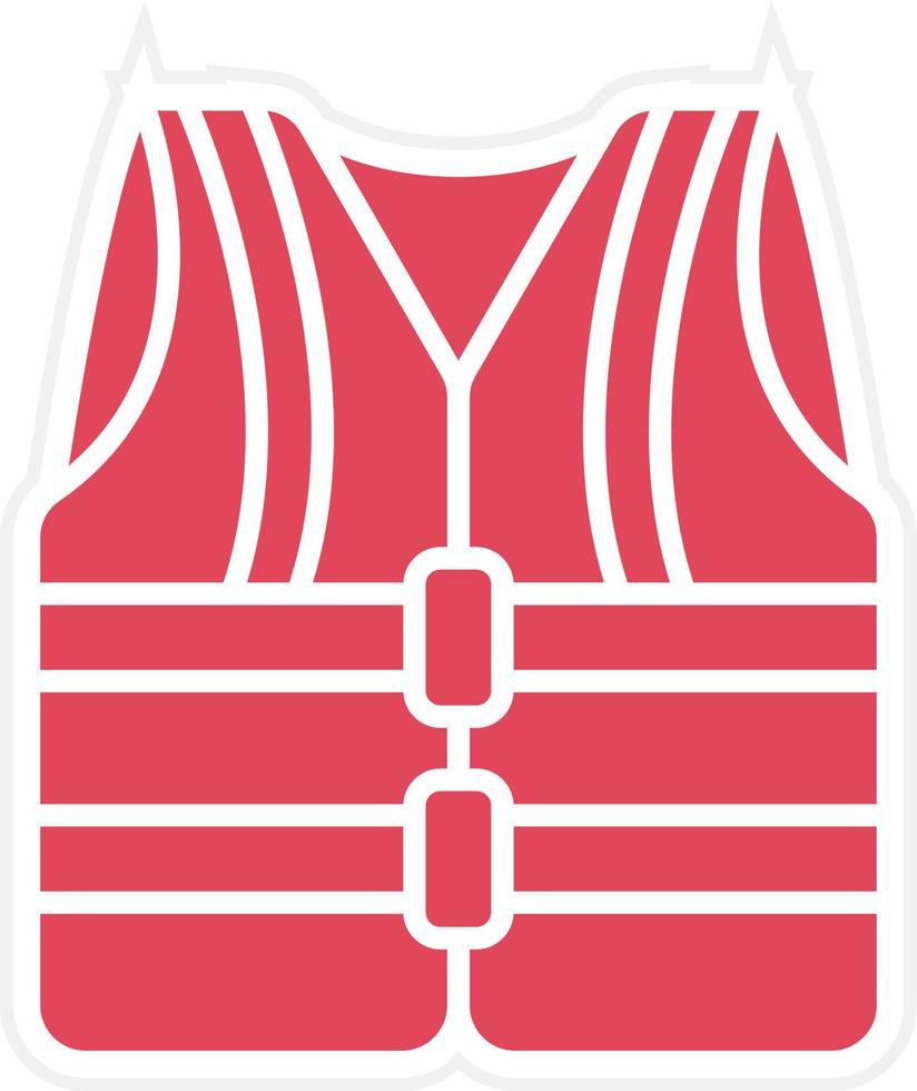 Labour Vest Icon Style vector