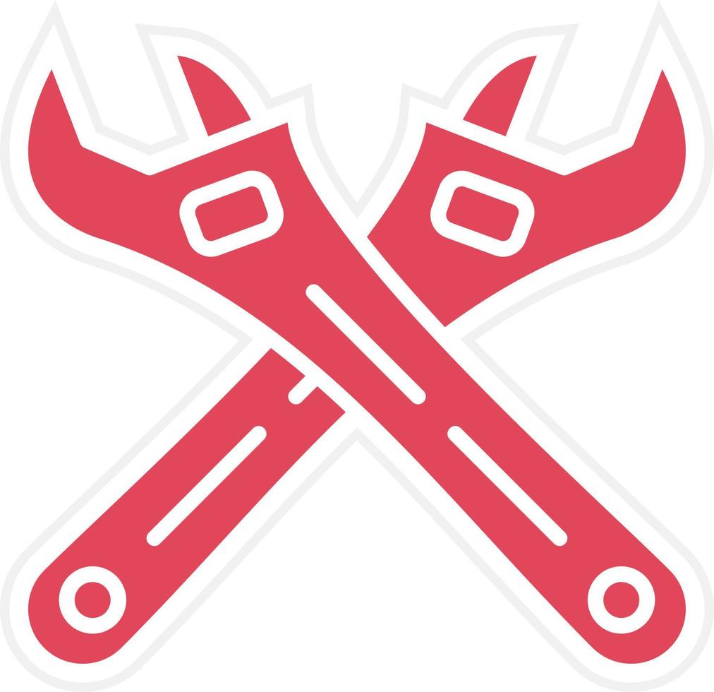 Wrench Icon Style vector