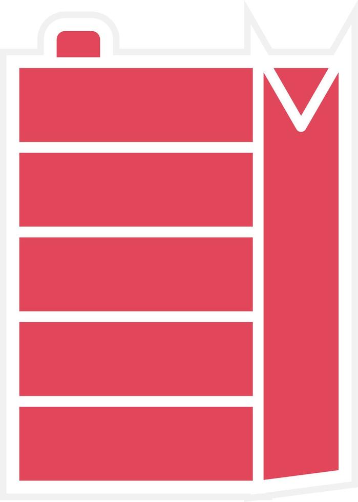 Milk Carton Icon Style vector
