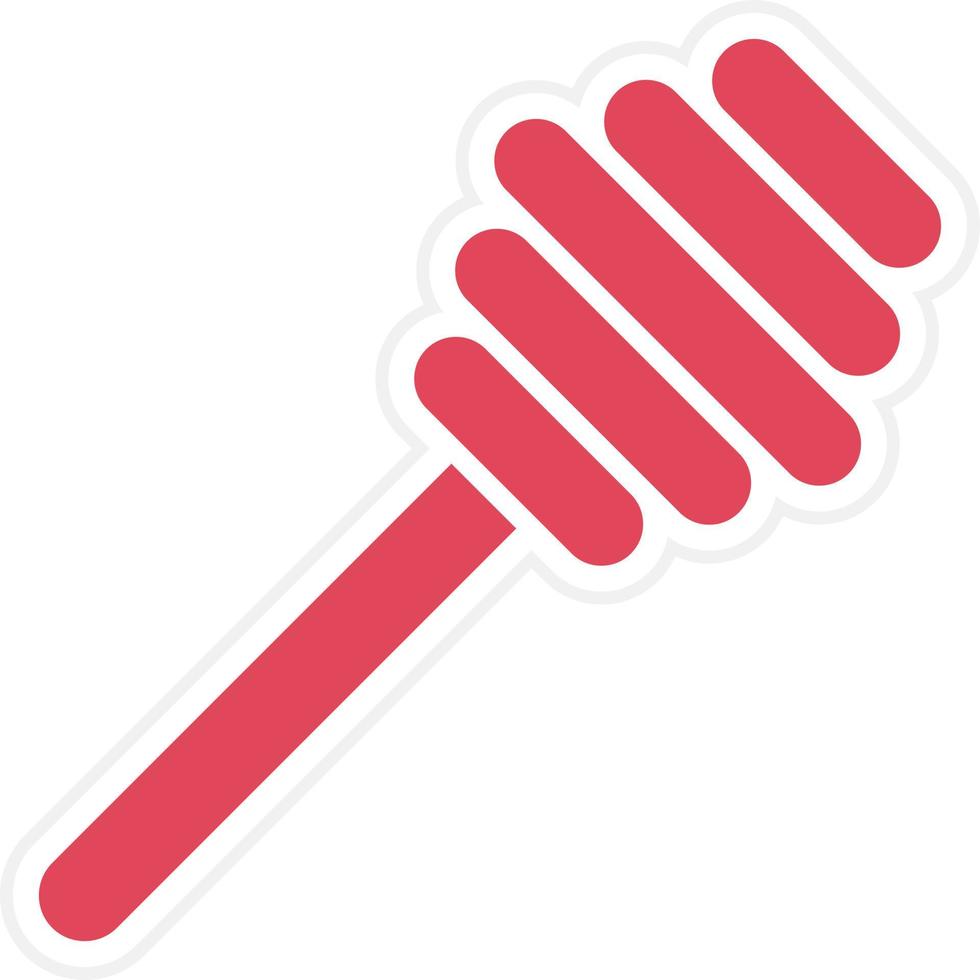 Honey Dipper Icon Style vector