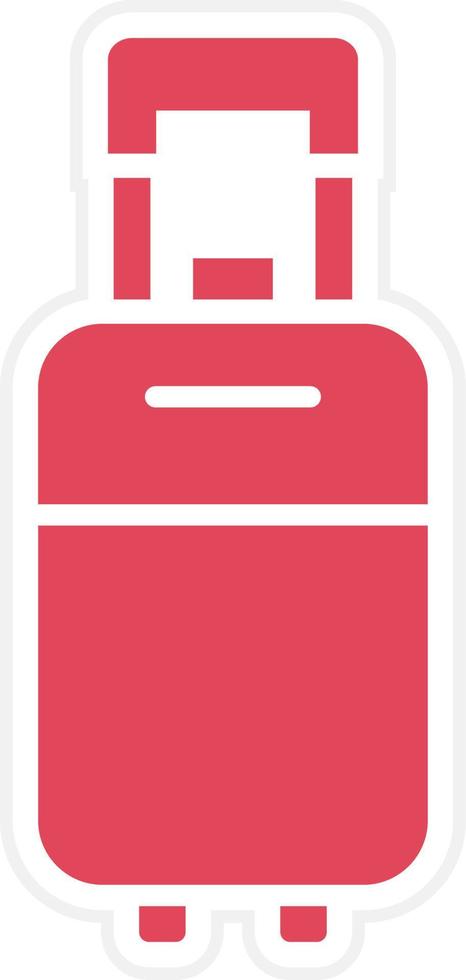 Luggage Icon Style vector