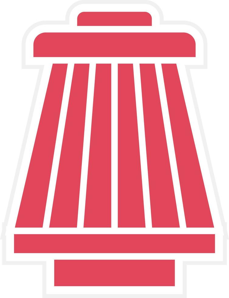 Airfilter Icon Style vector