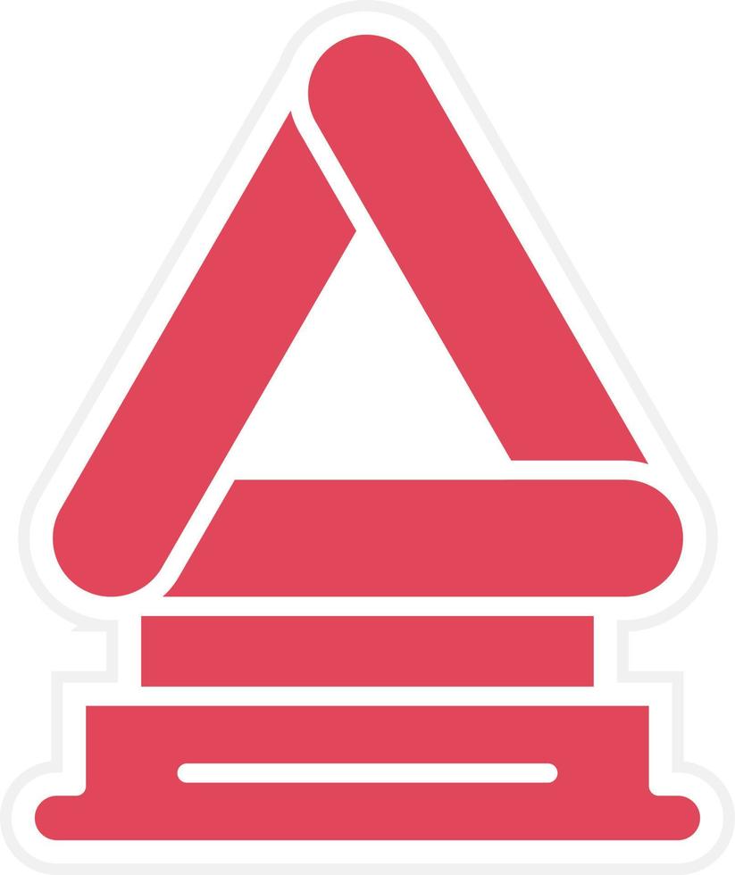 Triangle Icon Style vector