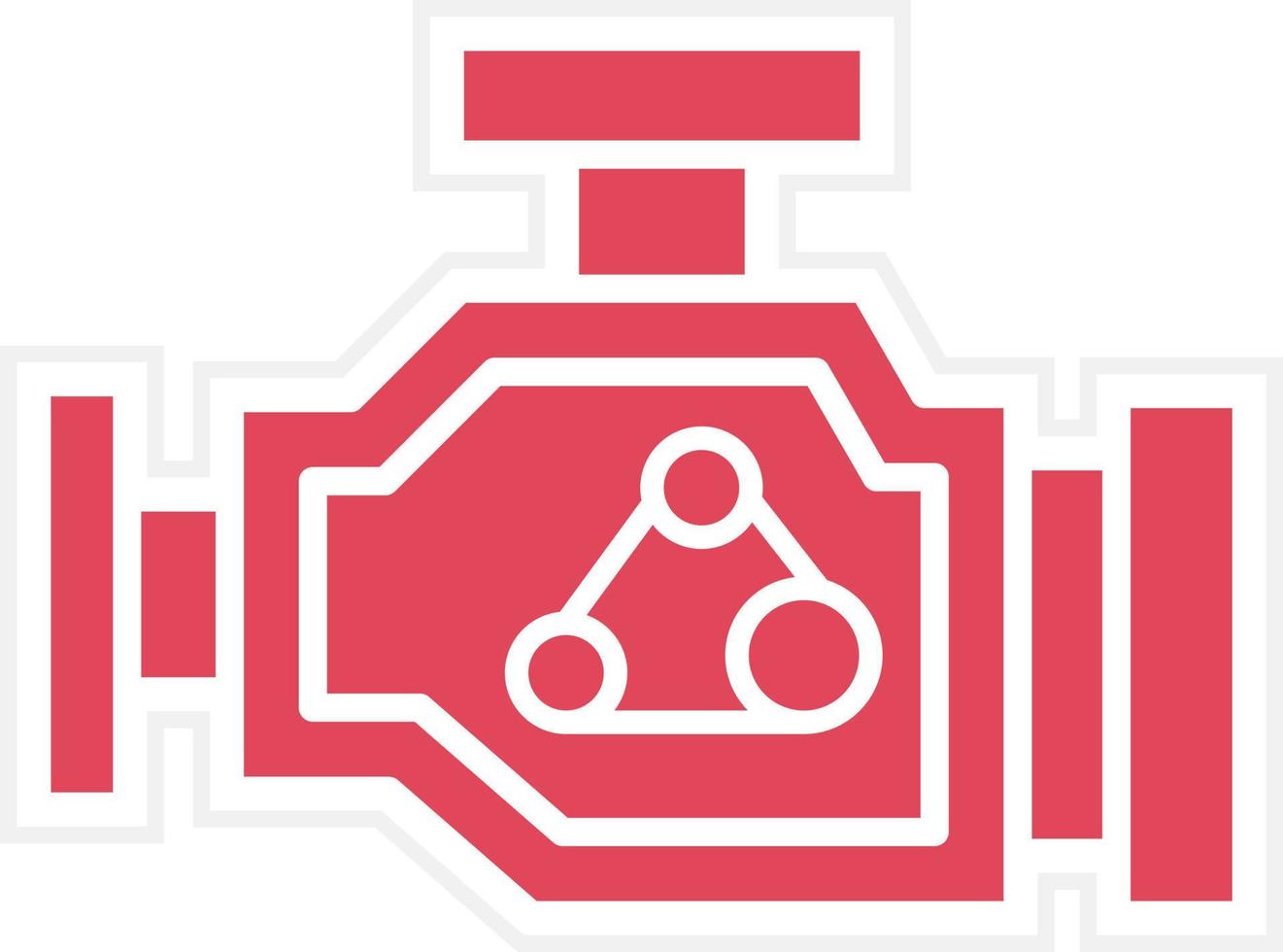 Engine Icon Style vector