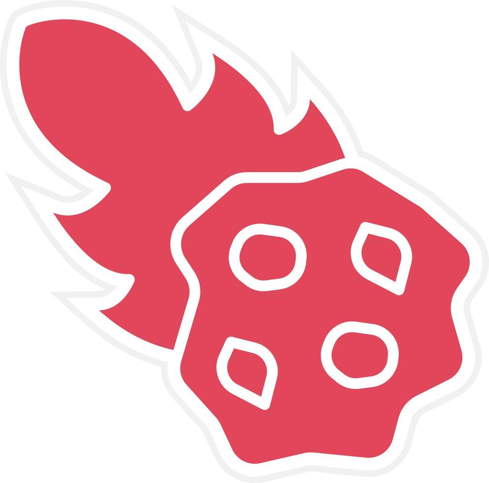 Meteorite Icon Style vector