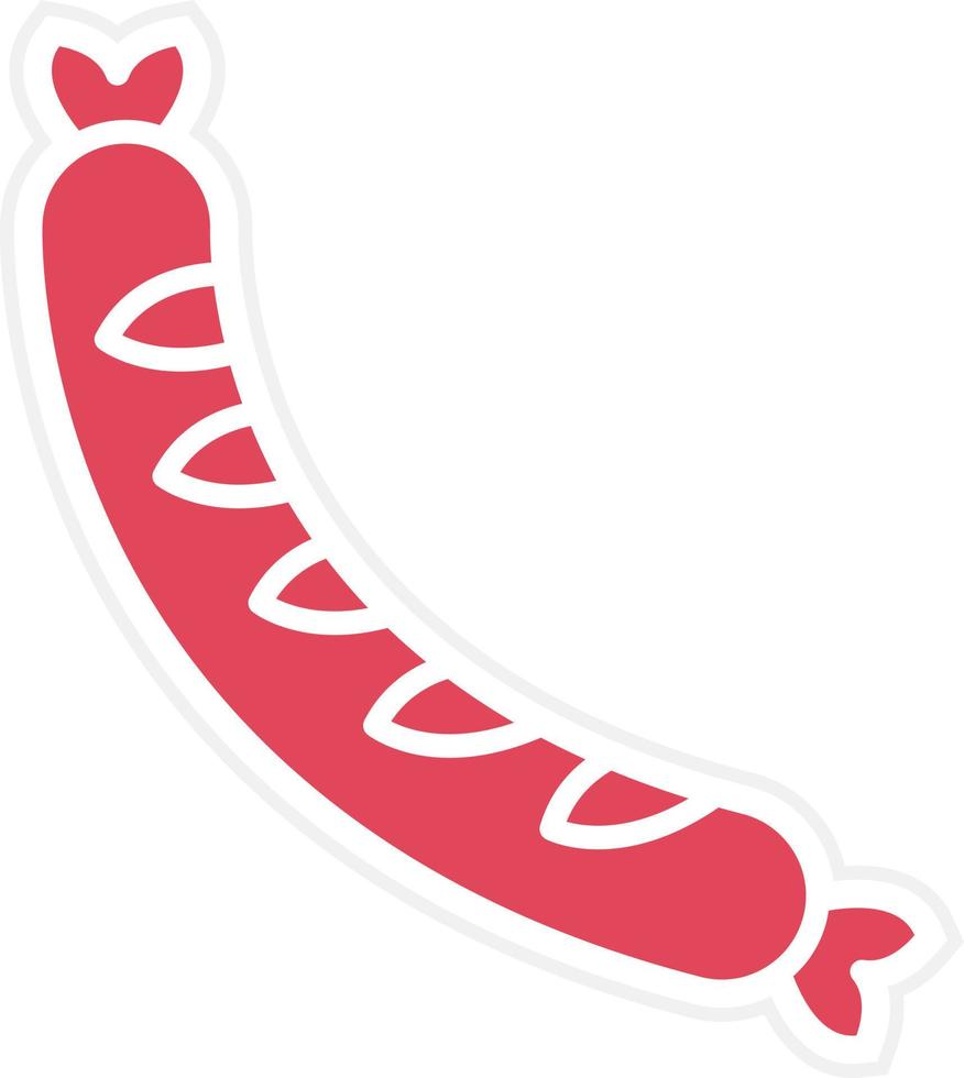 Sausage Icon Style vector