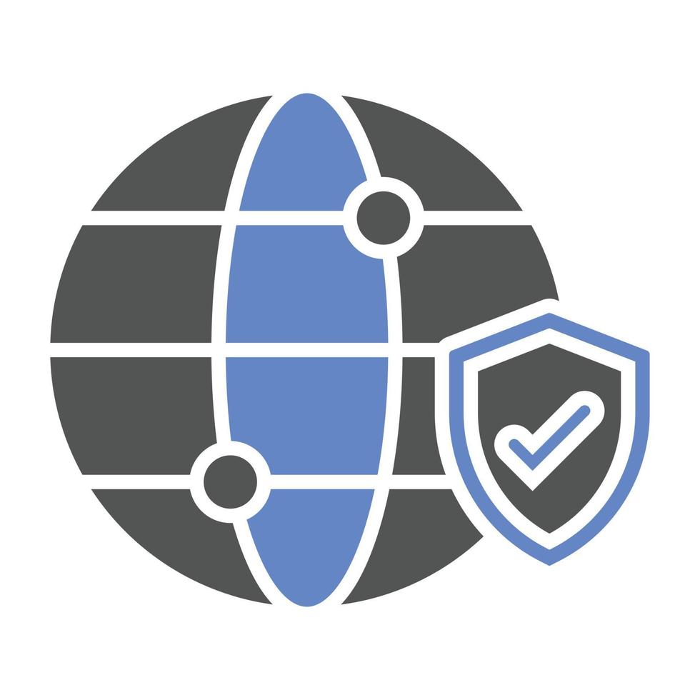 Internet Security Icon Style vector