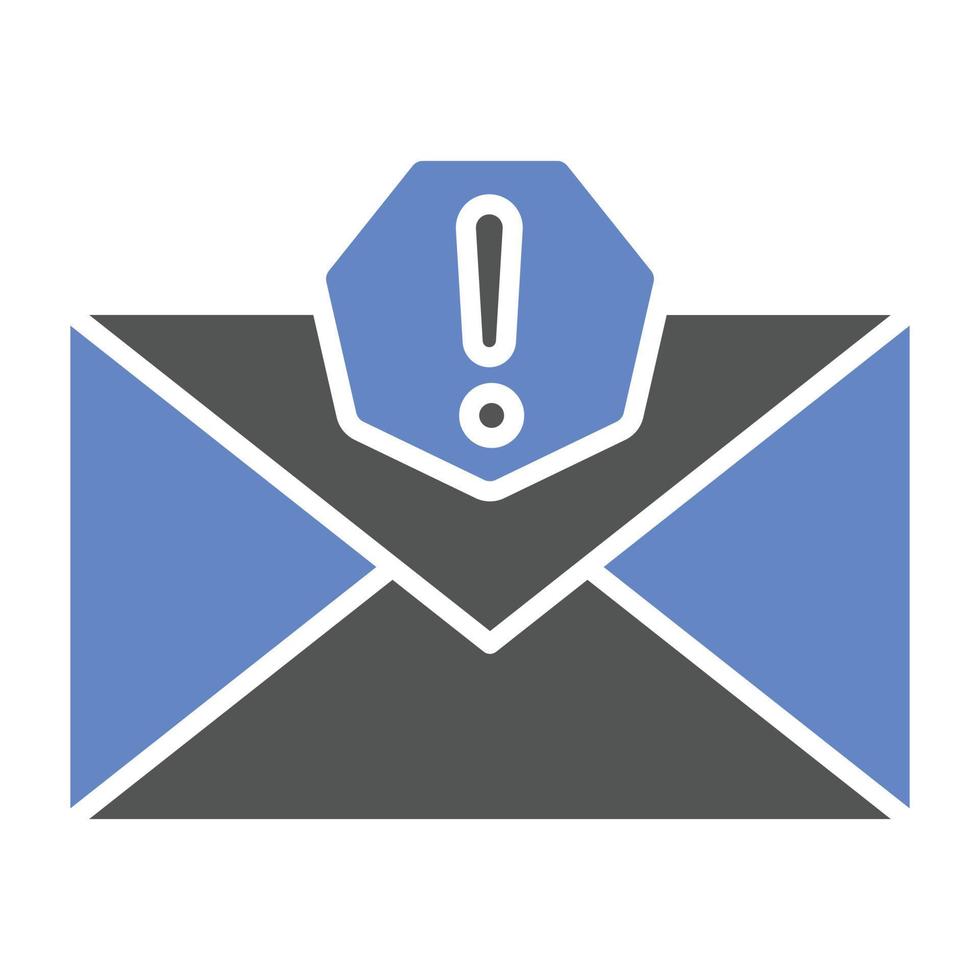 Spam Email Icon Style vector