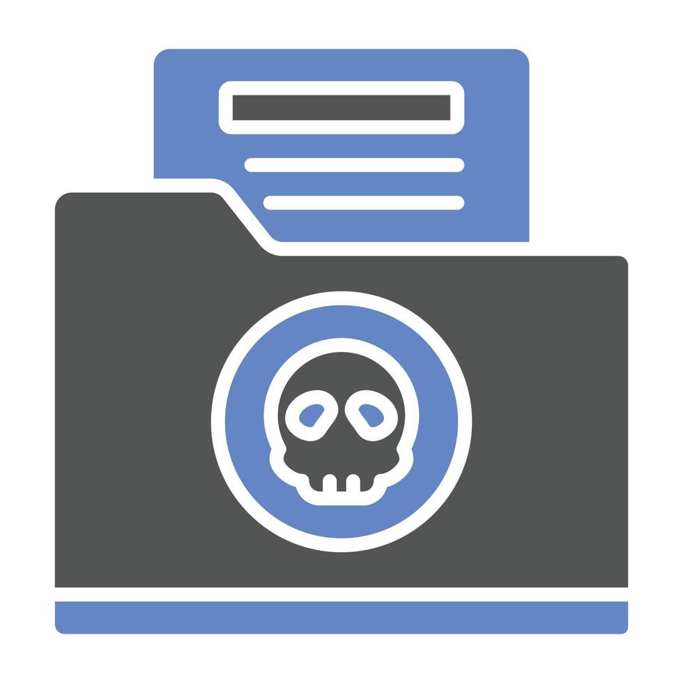 File Hacked Icon Style vector