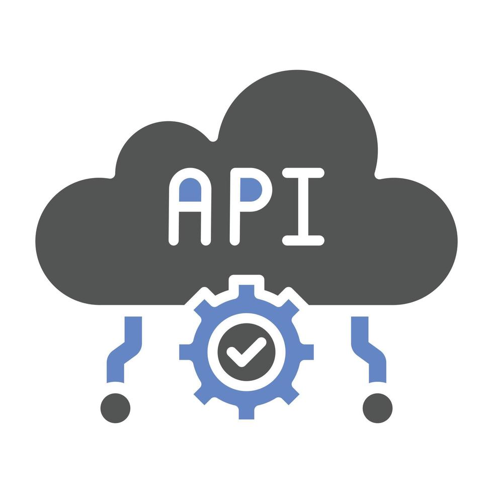 API Icon Style 8740114 Vector Art at Vecteezy