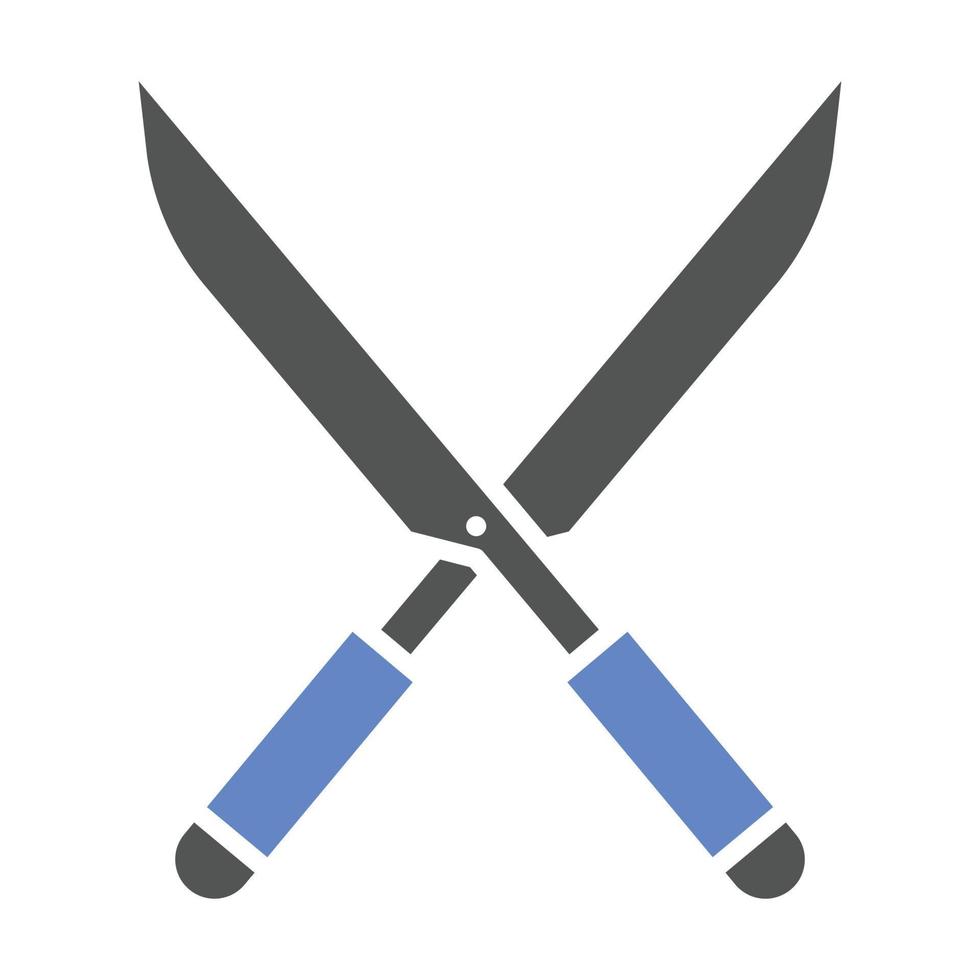 Farming Scissor Icon Style vector