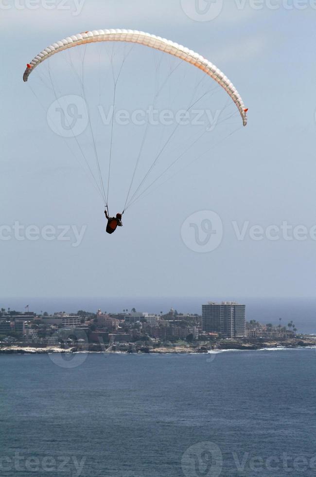 Paragliding near La Jolla, San Diego, California photo