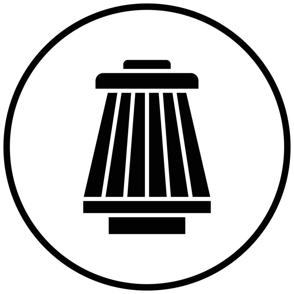 Airfilter Icon Style vector