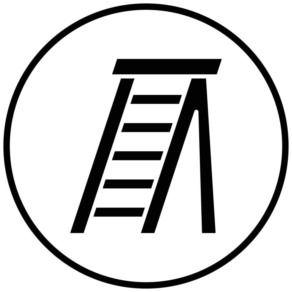 Stepladder Icon Style vector