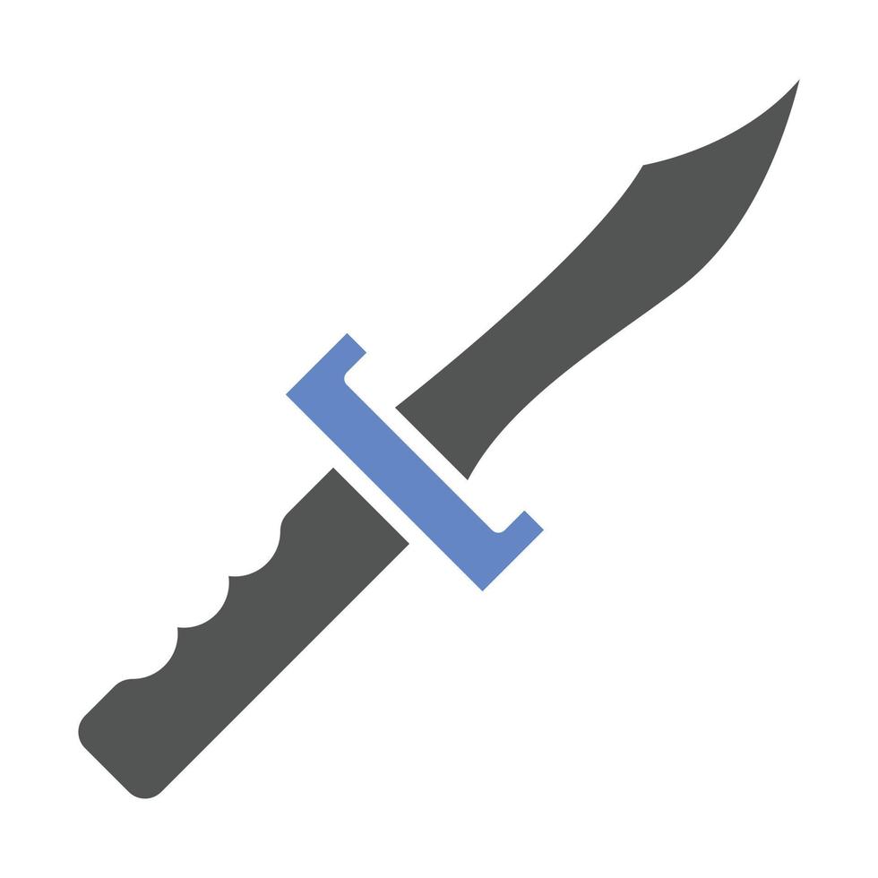 Wild Knife Icon Style vector