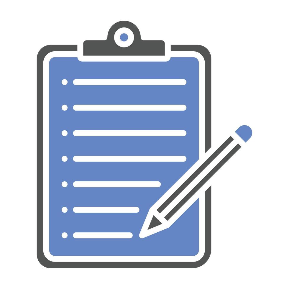 Taking Notes Icon Style vector