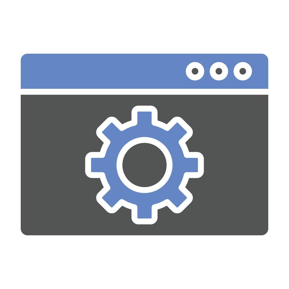 Web Optimization Icon Style vector