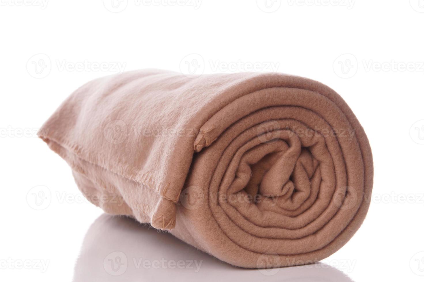 brown fleece blanket photo