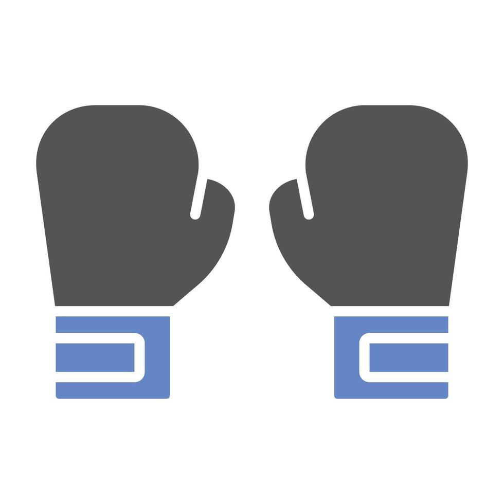 Boxing Gloves Icon Style vector