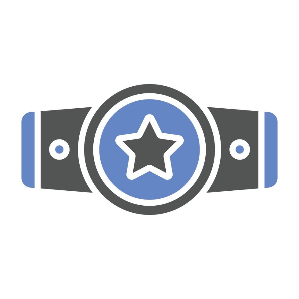 Champion Belt Icon Style vector