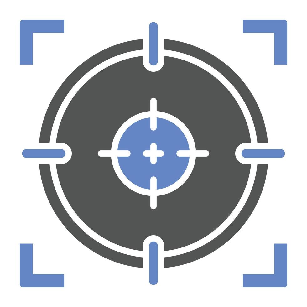 Shoot Target Icon Style vector