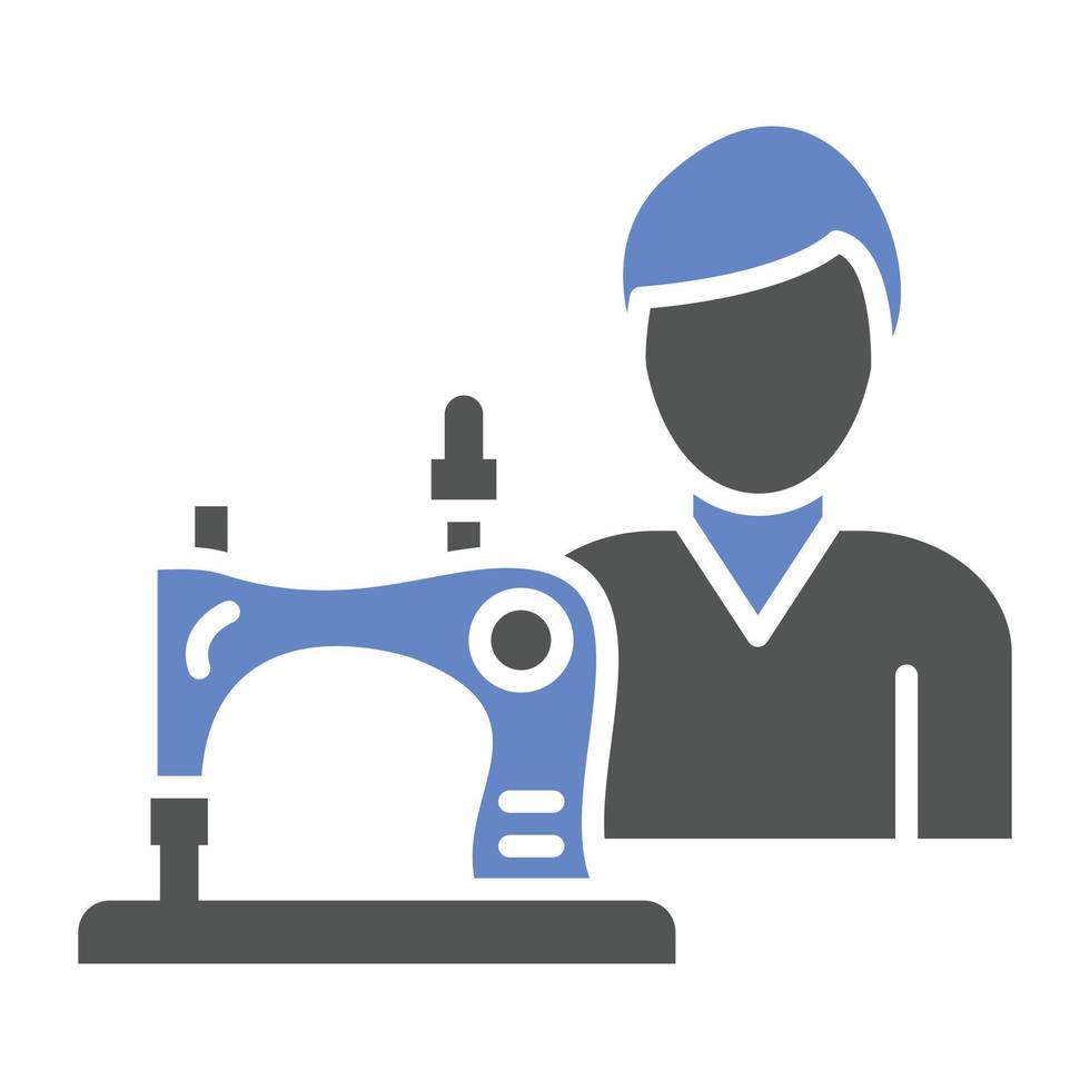 Tailor Icon Style vector