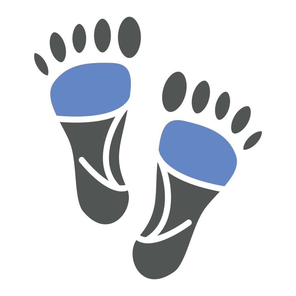 Carbon Footprint Icon Style vector