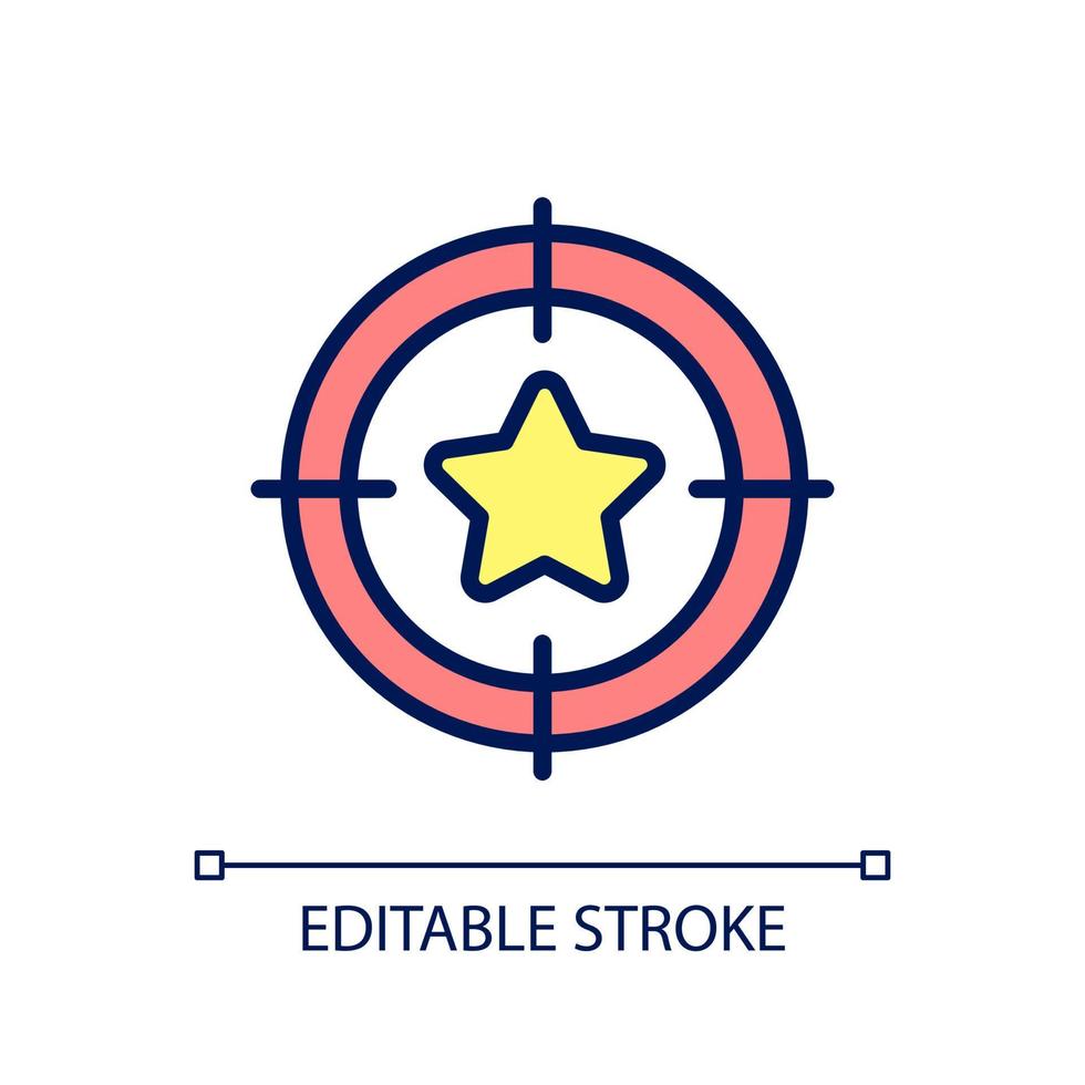 Bonus hunting pixel perfect RGB color icon. Making quick money. Incentive to new customer. Casino promotion. Isolated vector illustration. Simple filled line drawing. Editable stroke.