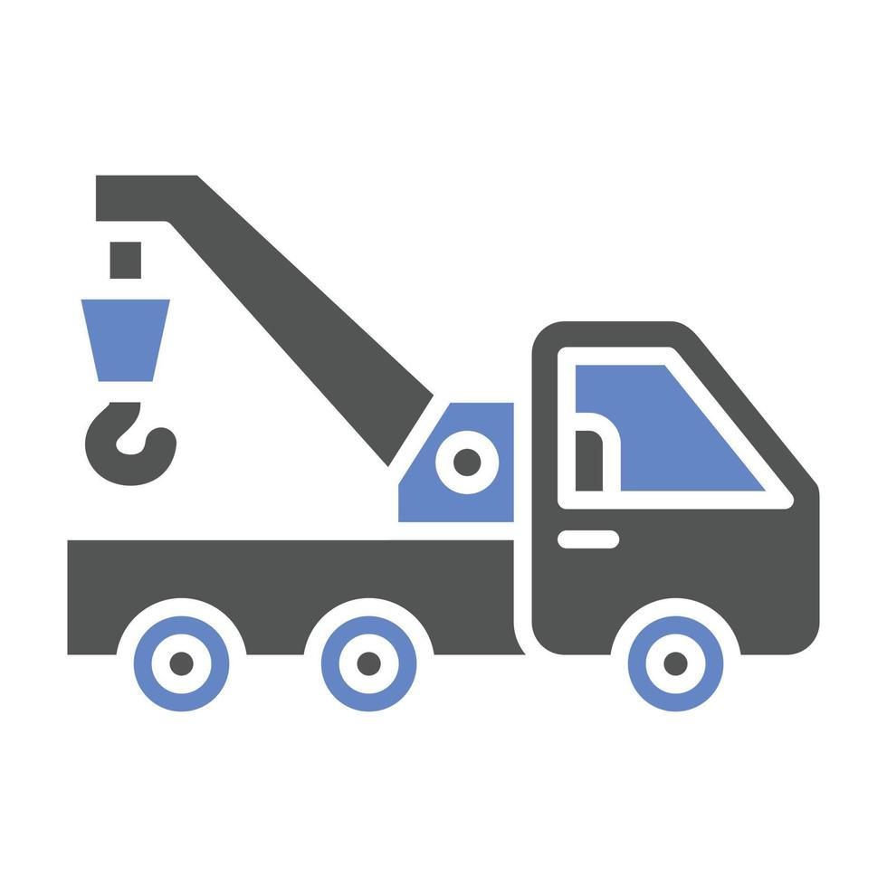 Tow Truck Icon Style vector