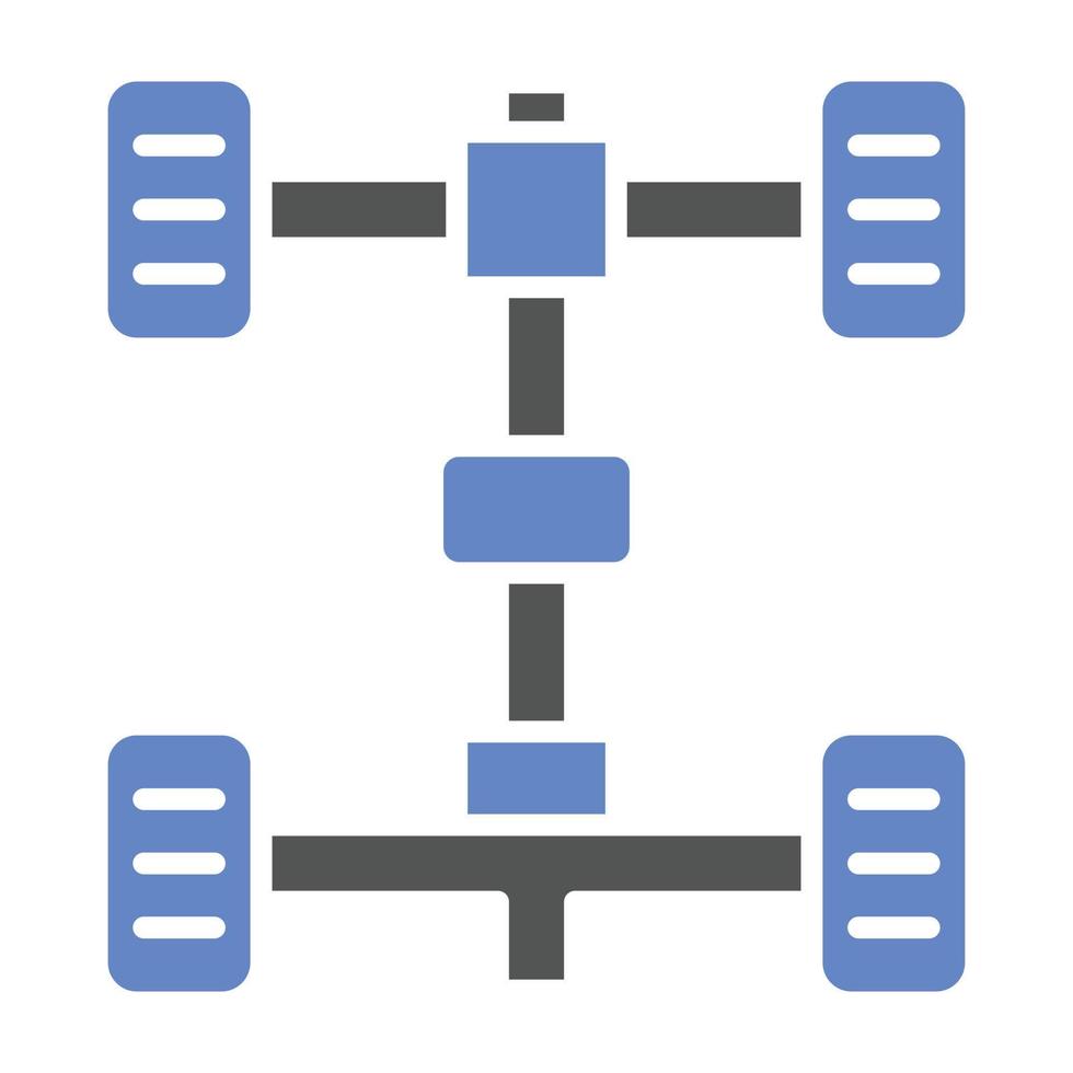 Chassis Icon Style vector