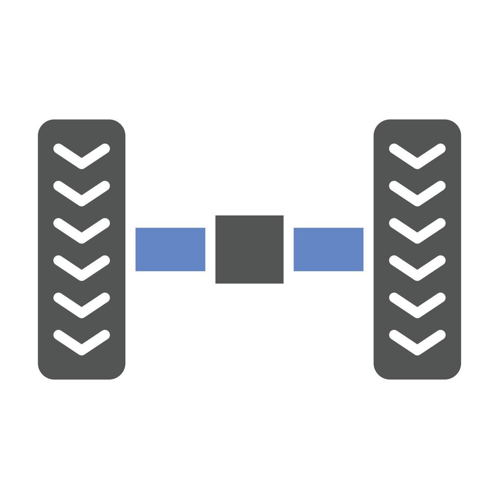 Wheel Alignment Icon Style vector