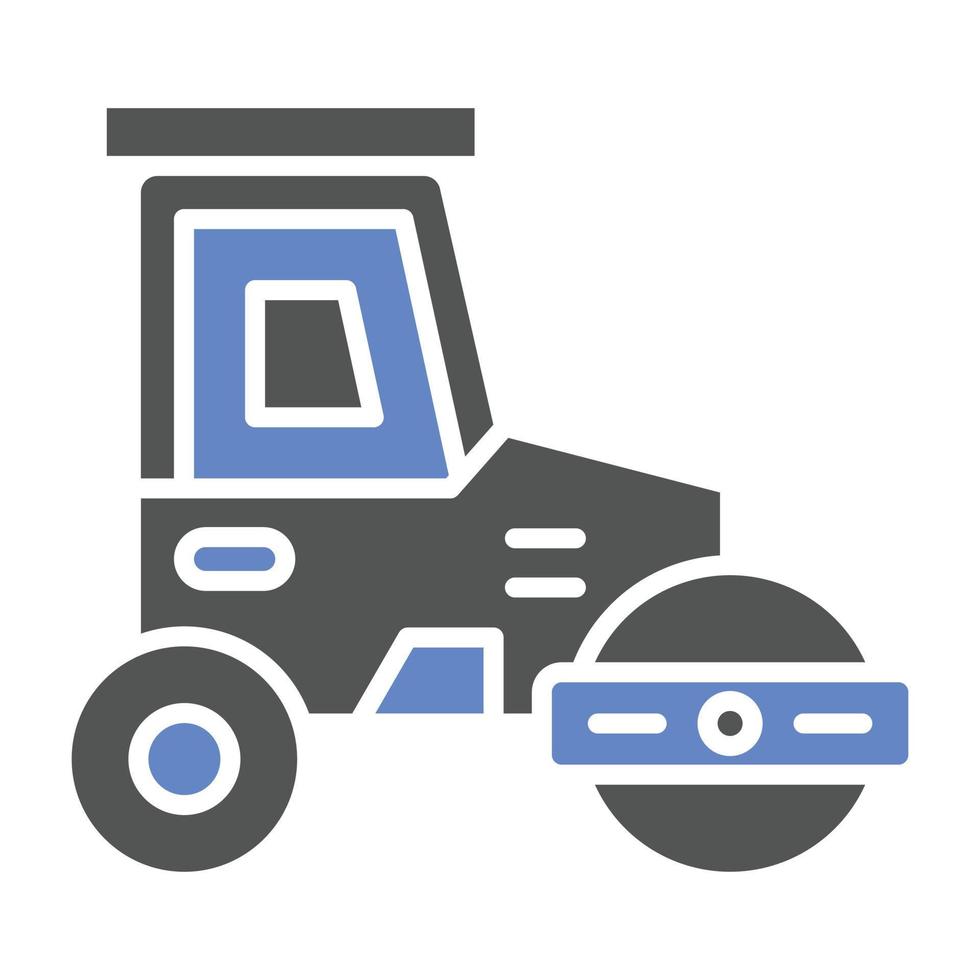 Road Roller Icon Style vector