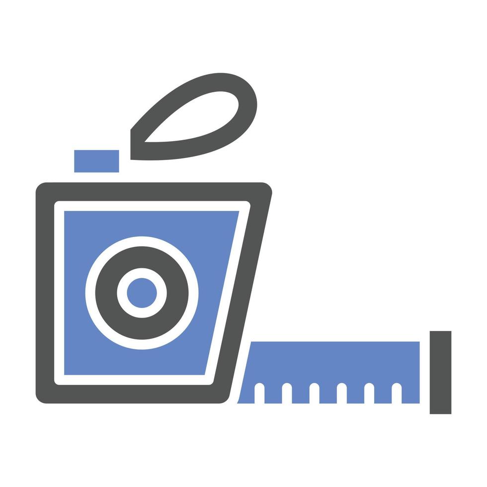 Measuring Tape Icon Style vector
