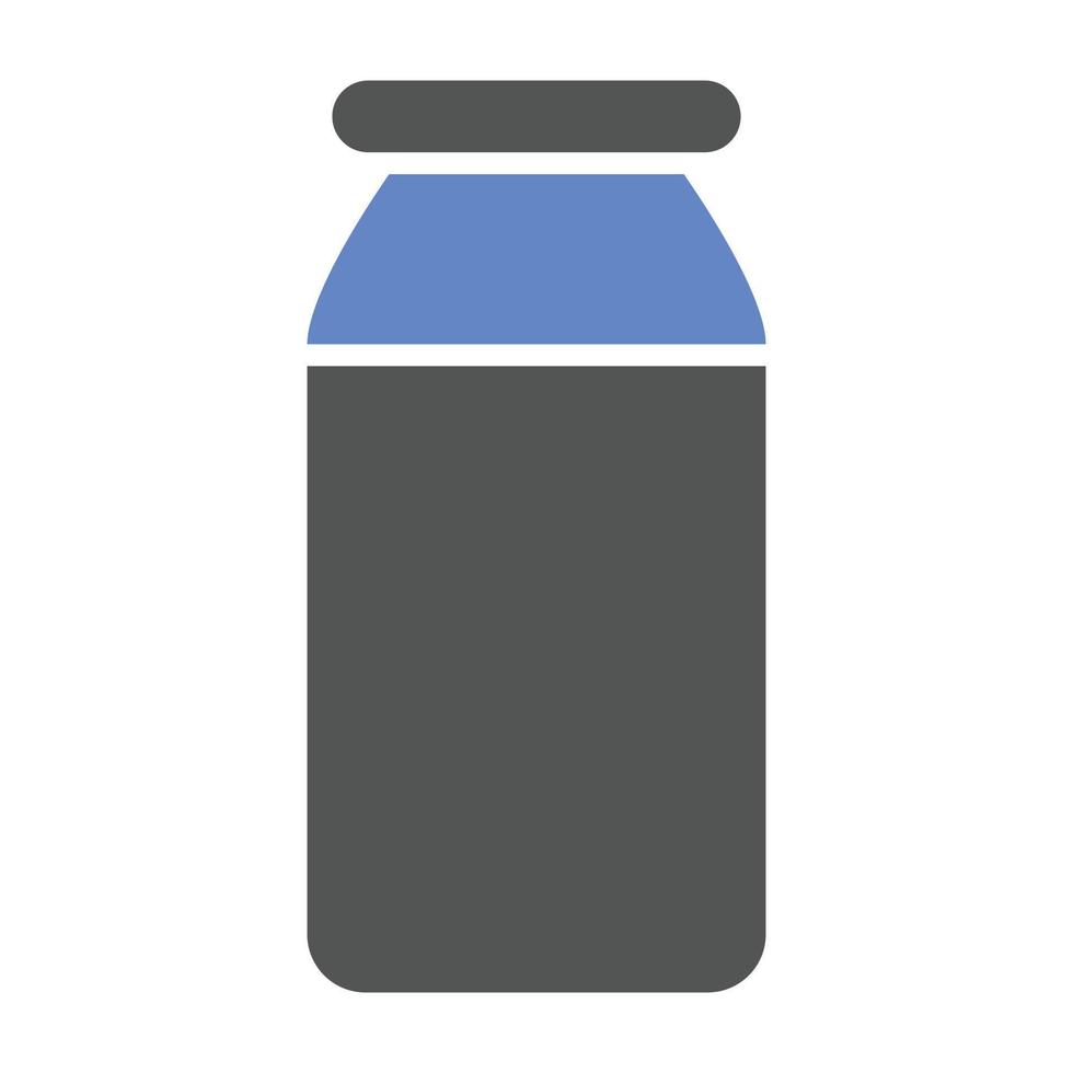 Milk Bottle Icon Style vector