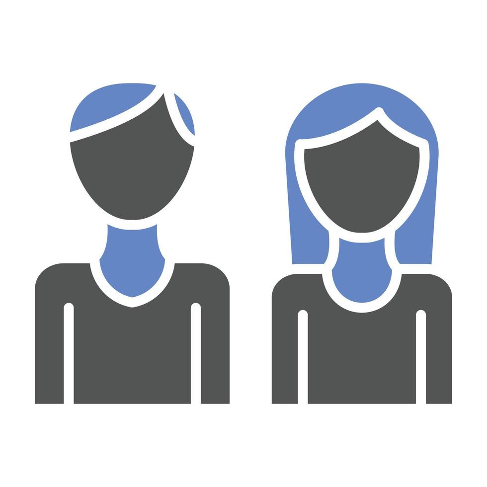 Couple Icon Style vector