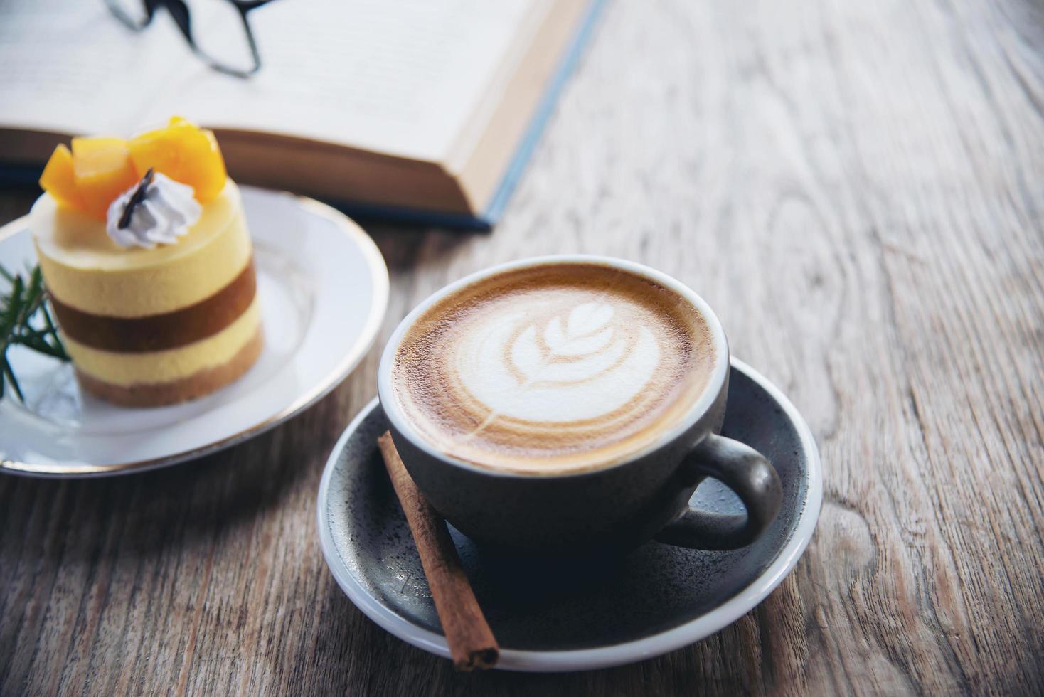 Beautiful fresh relax morning coffee cup set - Coffee set background concept photo