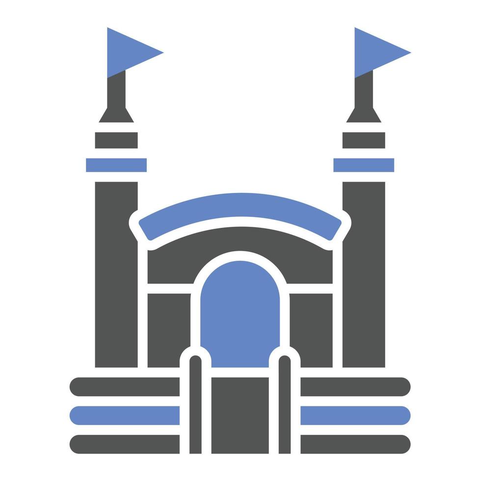 Bouncy Castle Icon Style vector