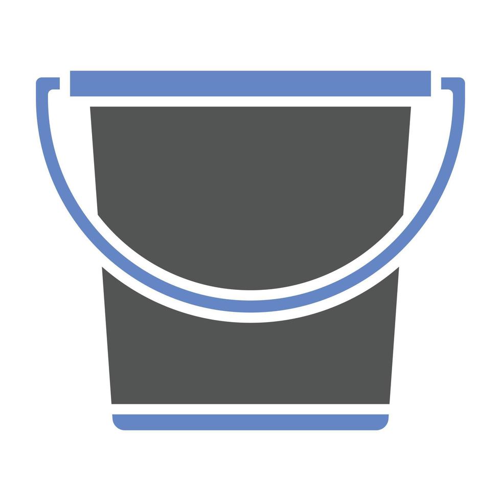 Sand Bucket Icon Style vector