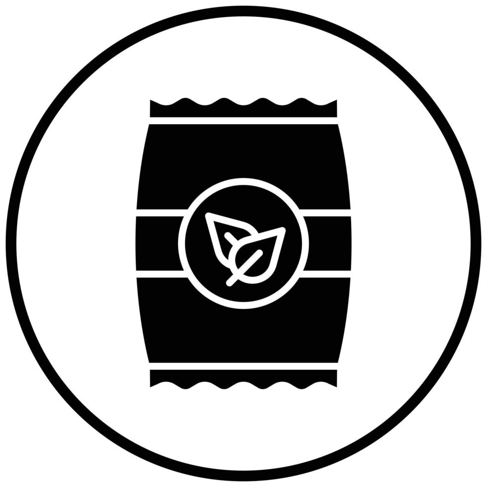 Seeds Bag Icon Style vector