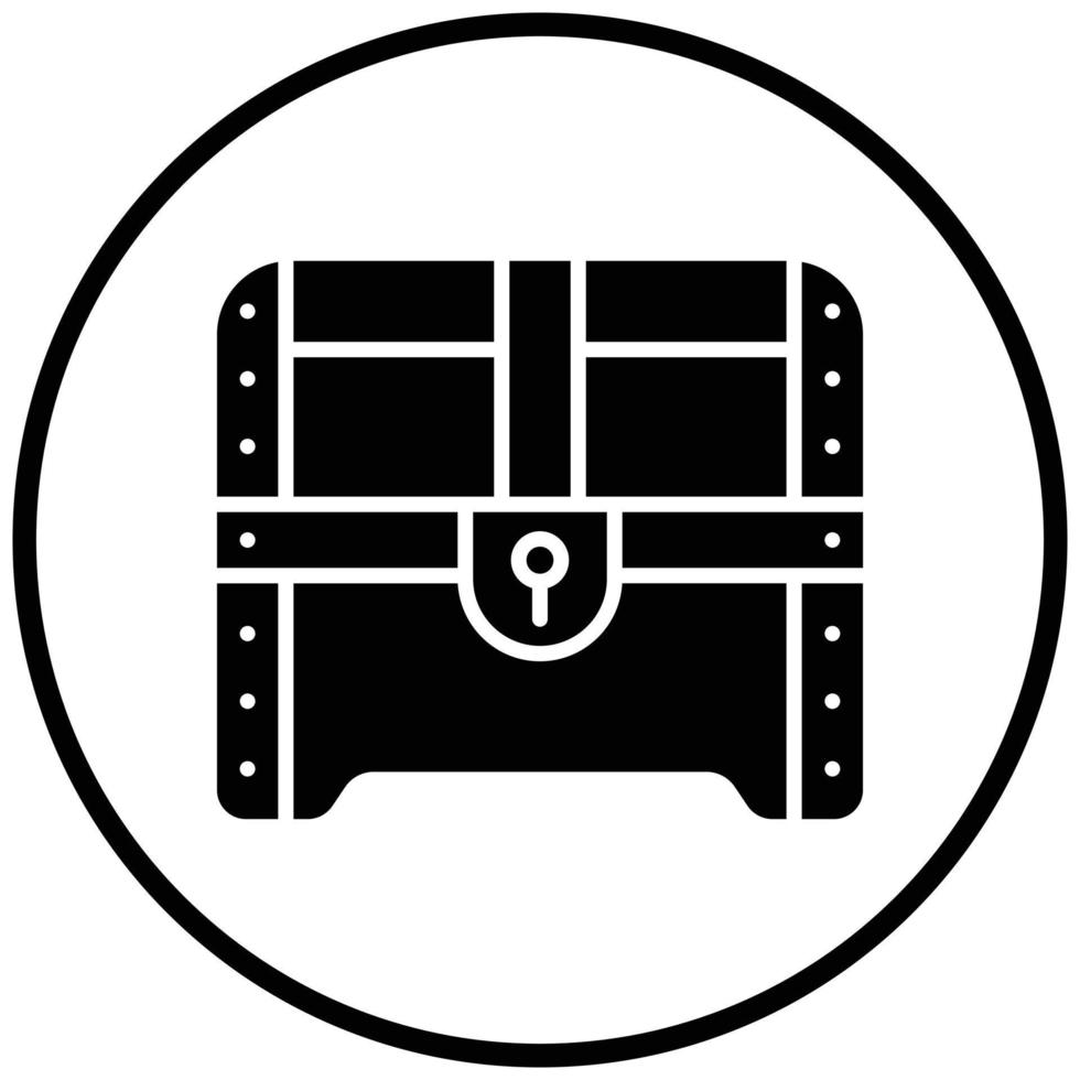 Chest Icon Style vector